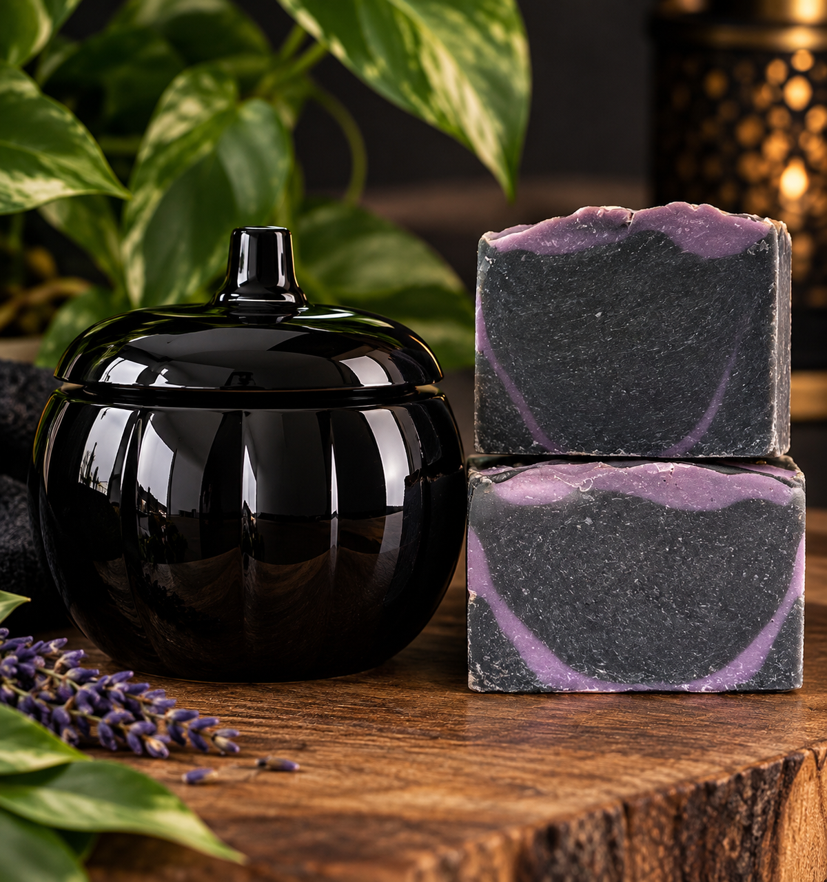 Dark Like My Soul all natural soap bar